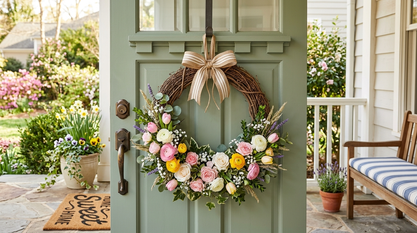 12 Creative DIY Spring Wreaths to Transform Your Front Porch